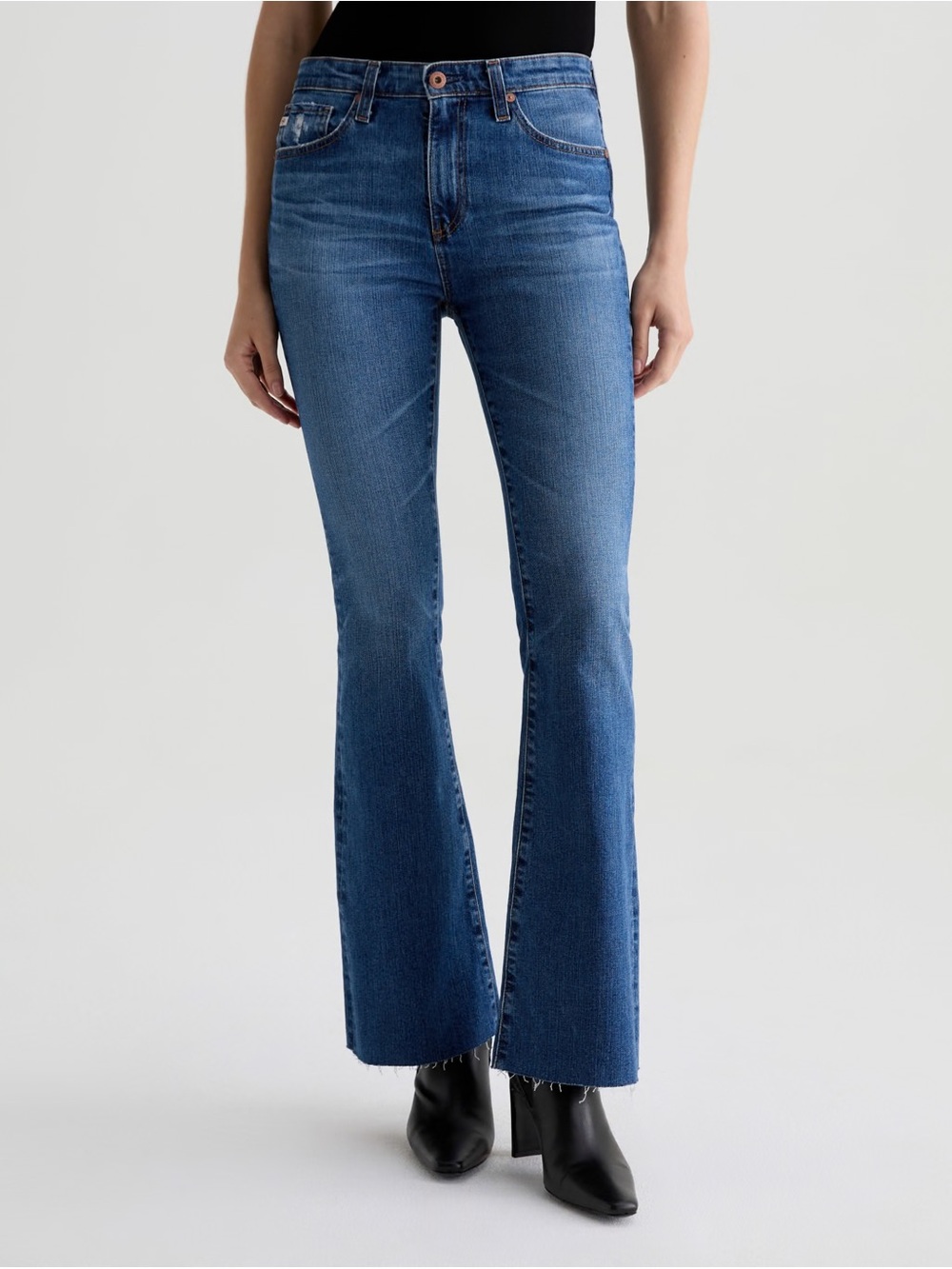 AG Jeans Women’s Farrah Boot Jean Mid-Rise Boot Medium Wash - Size 27 x 32